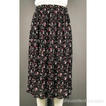 Ladie&#39;s geweven chiffon lange rok